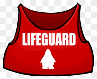 Lifeguard Shirt - Club Penguin Lifeguard Clipart