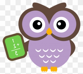 Clipart Of Ion, Warriors And Math For - Cute Owl Clip Art - Png Download