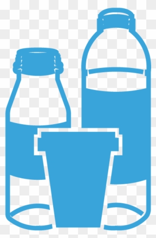 Re-usable Cups & Bottles Clipart