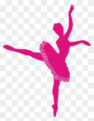 Ballerina Silhouette Clipart Ballet Dancer - Ballerina Cupcake Topper Printable - Png Download