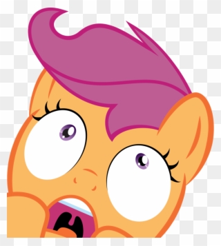846 X 944 3 - Scared Scootaloo Clipart