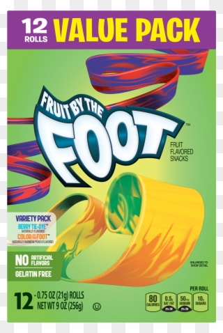 Fruit By The Foot Berry Tie-dye & Rainbow Punch Rolls - Fruit By The Foot Fruit Snacks Clipart
