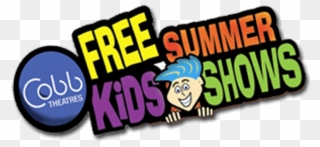 Cobb Theatres Summer Kids Shows - Cobb Theatres Clipart