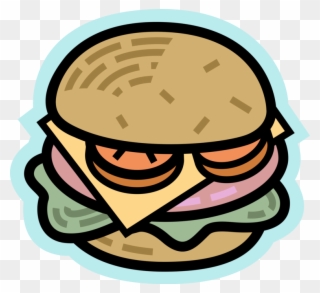 Hamburger Burger Meal Image Illustration Of Fast Clipart