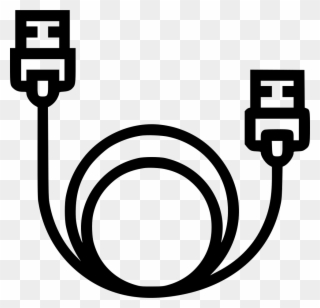 Usb Icon Png - Cable Caricatura Png Clipart