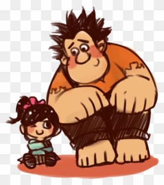 Vanellope And Ralph - Ralph And Vanellope Love Clipart