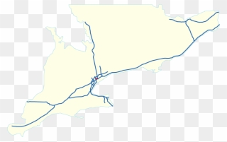 File - Highway-409 - Map Of Highway 401 Clipart