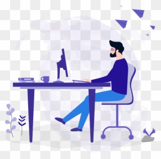 Say Hello - Sitting Clipart