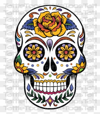 Sugskull - Mexican Skull Vintage Clipart