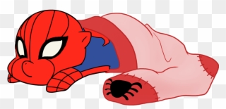 Spider-man Red Nose Facial Expression Vertebrate Cartoon - Cartoon Clipart