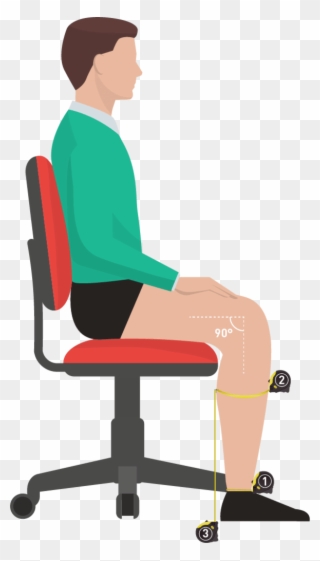 Correct Standing Desk Height Clipart