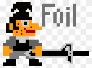 Foil Man Mario Pixel Art By Levi - 8 Bit Pixel Mario Clipart