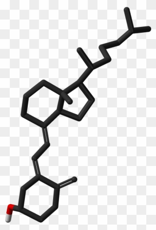 Cholecalciferol Vitamin D3 From Xtal 3d Sticks Noh Clipart