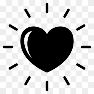Light Heart Shape Comments - Heart Clipart