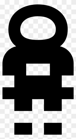 This Is A Picture Of An Astronaut With A Helmet On - Free Astronaut Icon Clipart