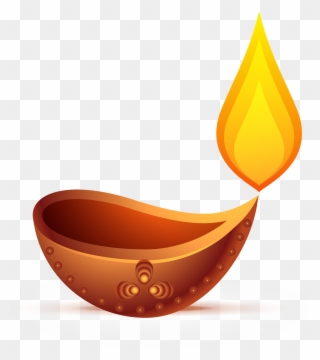 Diwali Oil Lamp - Diwali Oil Lamp Png Clipart