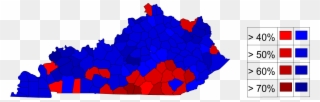 Ky Gov 2011 - Vector Map Of Kentucky Clipart