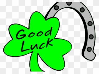 Luck Clipart Black And White - Good Luck Logo Png Transparent Png
