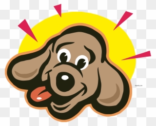 Bright Dog Face Clipart Png - Happy Cartoon Dog Face Transparent Png