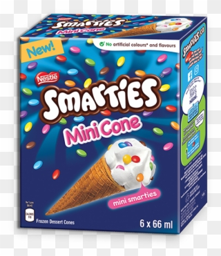 Smarties Ice Cream Cone Calories Clipart