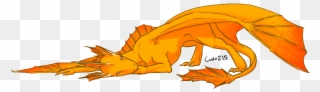 Magi Dragon - Exhausted Dragon Clipart