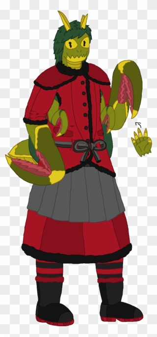 This Is Viktoriya, A Praying Mantis Who's One Of Ushanka - Cartoon Clipart