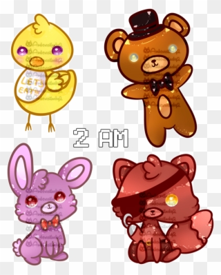 Five Nights At Freddys By Ambercatlucky2 - Drawing Five Nights At Freddys Clipart