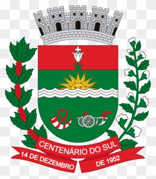 Brasão Municipal De Centenário Do Sul - Emblem Clipart