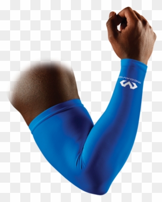 Compression Sleeves Pair Mcdavidusa - Mcdavid Arm Sleeve Blue Clipart