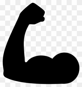 Similiar Flexing Arm Emoji Keywords - Muscle Emoji Clipart (#1004861
