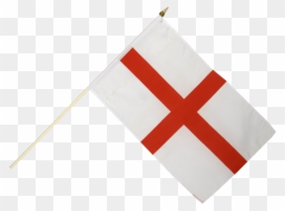 Waving Flag St George Tattoo - Clipart St Georges Flag - Png Download