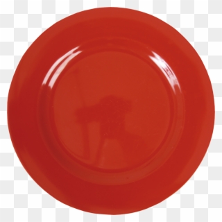 Red Melamine Round Dinner Plate By Rice Dk - Red Plate Clipart
