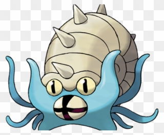 Fossil Clipart Discovered - Omastar Pokemon Go - Png Download