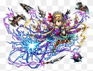 Ms Lady Orna Seemed To Be The New Hot Favourite On - Brave Frontier Thunder Orna Clipart