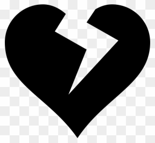 Heart-broken Heart Like Love Svg Png Icon Free Download - Broken Heart Vector Png Clipart