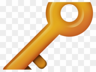 Hipster Clipart Key - Orange - Png Download