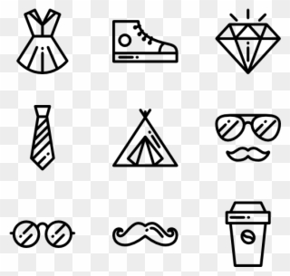 600 X 564 0 - Hipster Icons Clipart