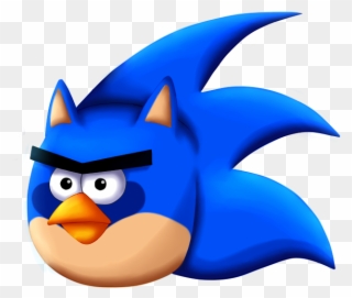 Angry Clipart Hedgehog - Angry Birds Sonic The Hedgehog - Png Download