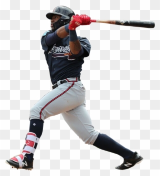 Ronald Acuna Jr Batting - Ronald Acuna Png Clipart