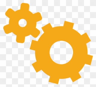 Icon Is Two Gears Working Together - Icon R&d Png Clipart