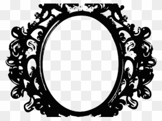 Mirror Clipart Ornate Mirror - Mirror Border Design Transparent - Png Download