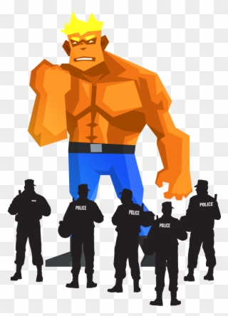Synthetic Drugs At Work - Vector Graphics Clipart