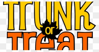 Trunk Or Treat Png - Halloween Trick Or Treat Flyer Clipart