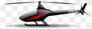 Chopper Clipart Helecopter - Helicopter - Png Download