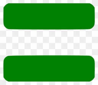 Equal Sign Png Picture - Green Equal Sign Clipart Transparent Png