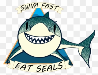 Getting Ready For Shark Week - Great White Shark Clipart