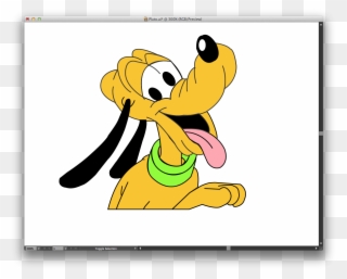 I Included Mickey Mouse & Pluto Because I Am Proud - Cartoon Character With Tongue Out Clipart