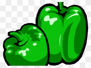 Pepper Clipart Green Pepper - Green Peppers - Png Download