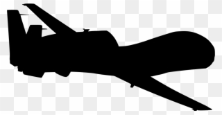 Download Png - Rq 4 Global Hawk Silhouette Clipart