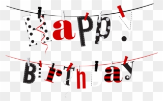 Free Png Download Happy Birthday Streamer Transparent - Png For Happy Birthday Clipart